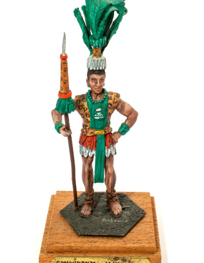 Warrior of the jaguar society (Mayan civilization 15th century)
